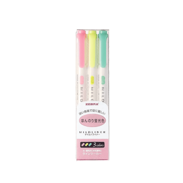 ZEBRA Mild Liner 3-Color Set
