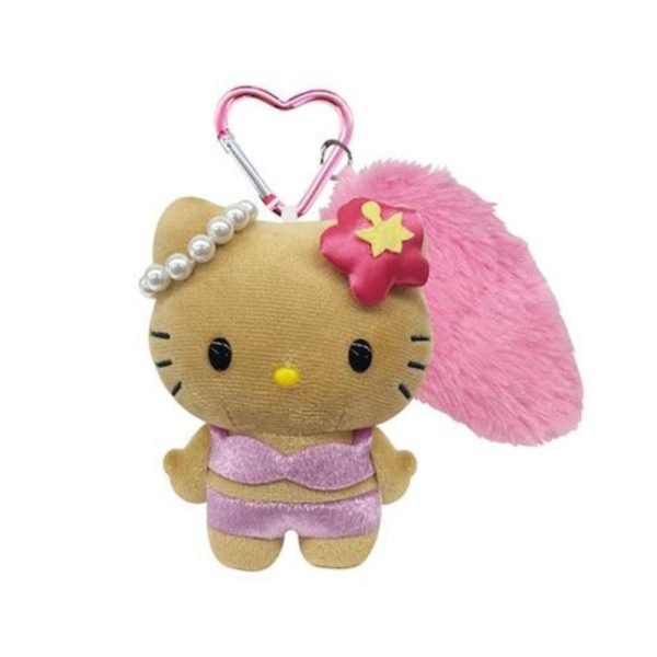 SANRIO Leopard Print Series Hello Kitty Plush Keychain