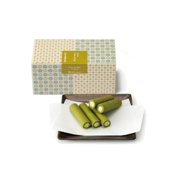 Gion Tsujiri Matcha Wafer Roll Cookies 8 pcs