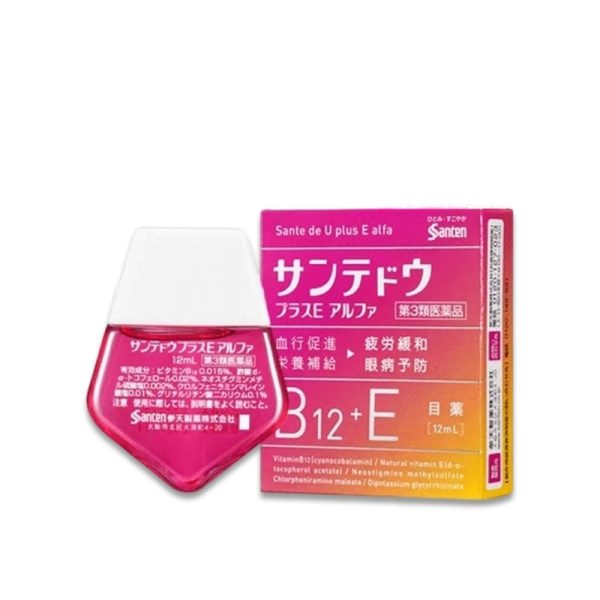 SANTEN Pharmaceutical Sante De U Plus E Alfa Eye Drops 12ml