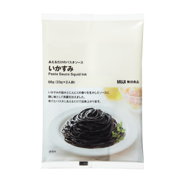 MUJI Squid Ink Pasta Sauce, 66g