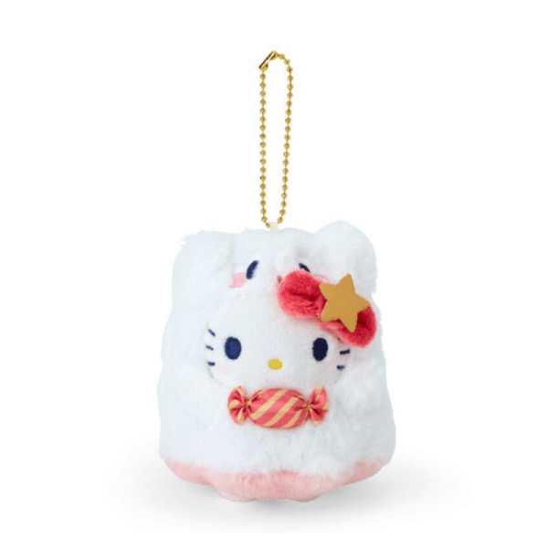 SANRIO plush keychains, multiple styles available.
