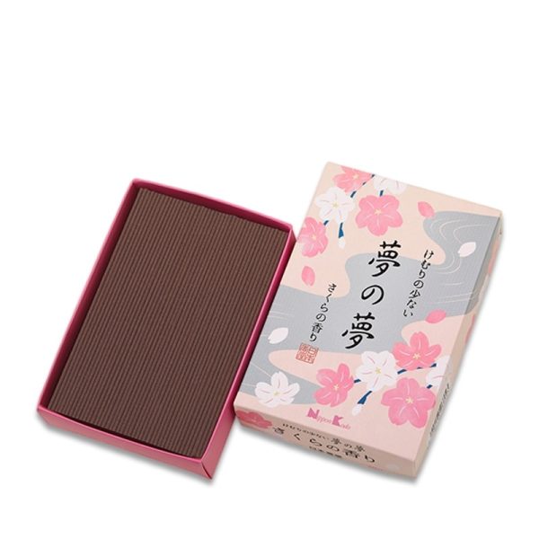 Nippon Kodo Yume no Yume Premium Series Home Incense, Cherry Blossom Scent 100g/220g