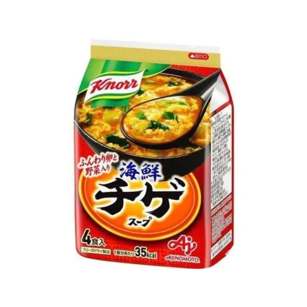 AJINOMOTO Knorr Seafood Kimchi Jjigae 9.4 g (Set of 4)