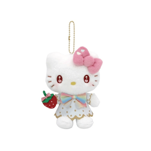 SANRIO Strawberry News 50th Anniversary Commemorative Series Plush Keychain