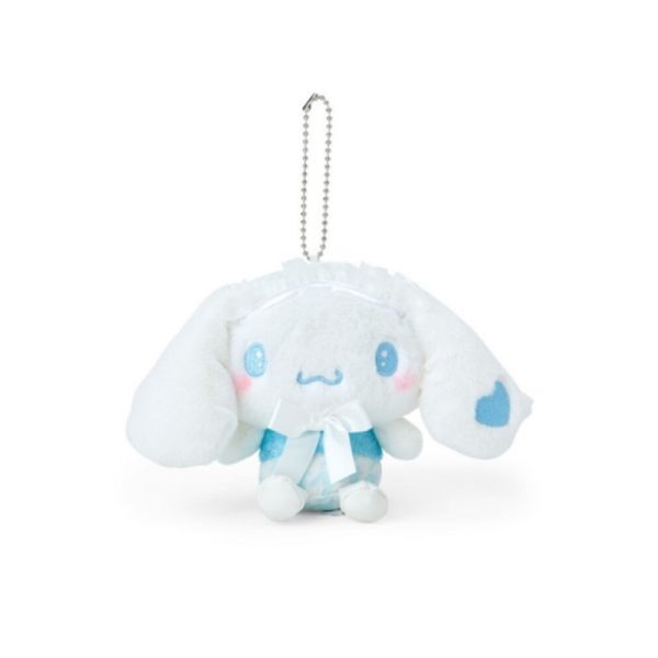 Sanrio plush keychain, Cinnamon Dog / Kuromi