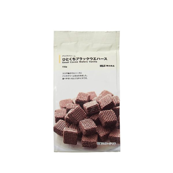MUJI Small Cocoa Wafers Vanilla 110 g