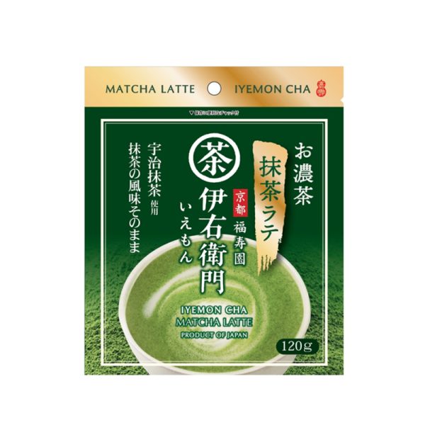 Fukujuen Iemon Strong Matcha Powder Latte, Instant Drink, 120g