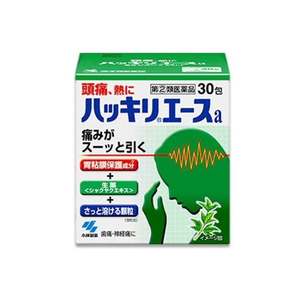KOBAYASHI Hakkiri Ace Headache Medicine 30 packets