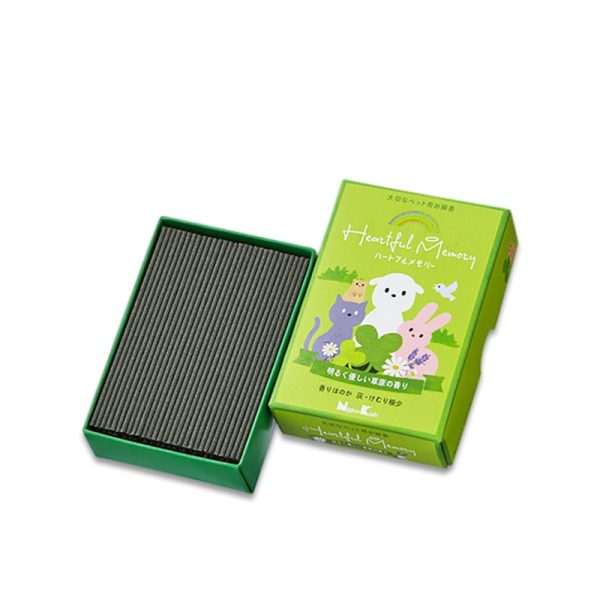 NIPPON KODO Heartful Memory Incense for Pets (Grass Scent) 60 g