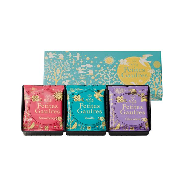 Fugetsudo Ueno Mixed Flavor Thin Biscuits, 6 Pieces