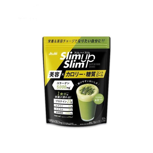 ASAHI Slim Up Slim Enzyme + Superfood Shake (Matcha Green Tea Latte) 315g