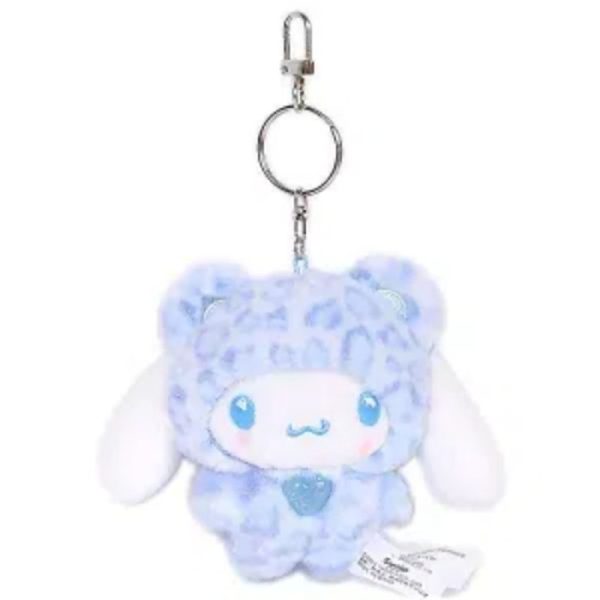 SANRIO Leopard Print Plush Keychain – Cinnamon Dog