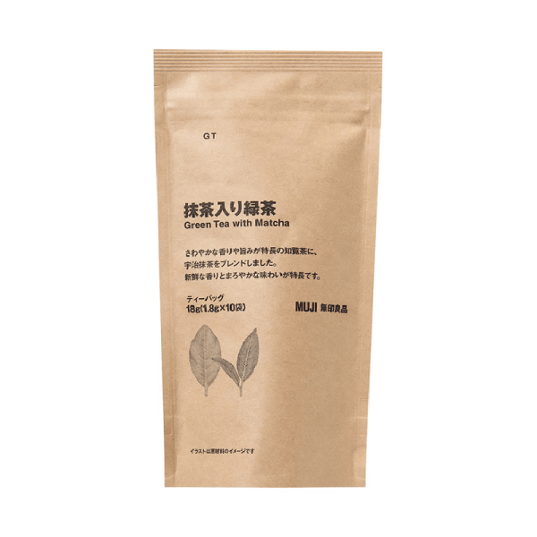 MUJI Green Tea with Matcha 18 g (1.8 g x 10 pcs)
