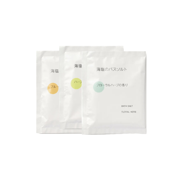 MUJI sea salt bath salt 3 optional