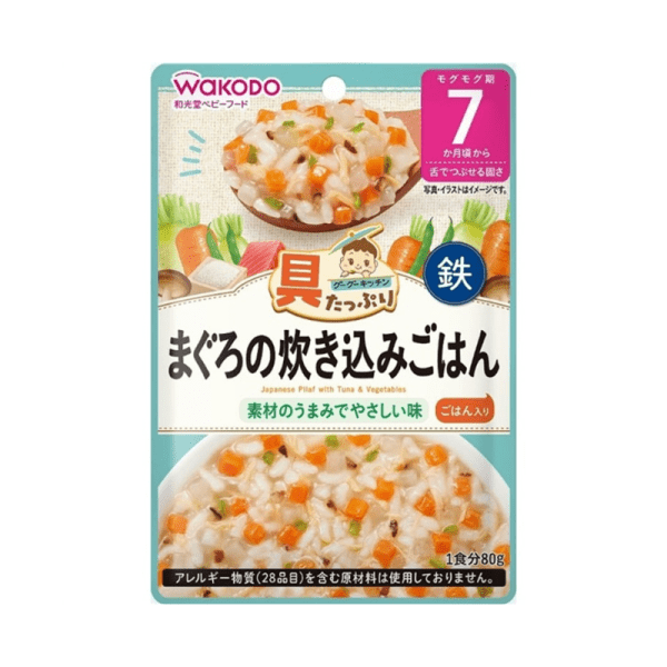 WAKODO Japanese Pilaf with Tuna & Vegetables (For Infants 7 months+)