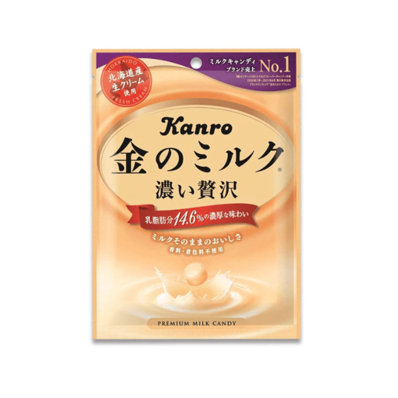 KANRO Golden Milk Candy Rich Milk Flavor 80g