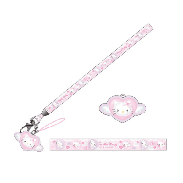 SANRIO NIC Cupid Series Lanyard – Blue/Pink