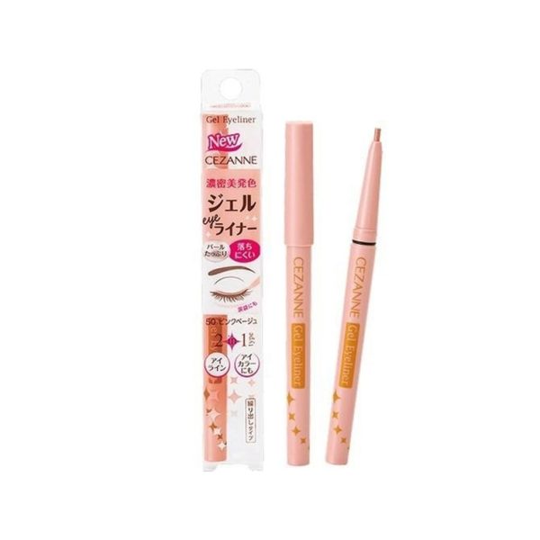 CEZANNE Cosmetics Gel Eyeliner 50 Pink Beige 0.1g