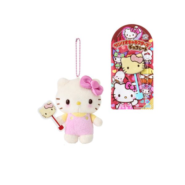 SANRIO x Fujiya Chocolate Bar Series Plush Keychains – Multiple Styles Available