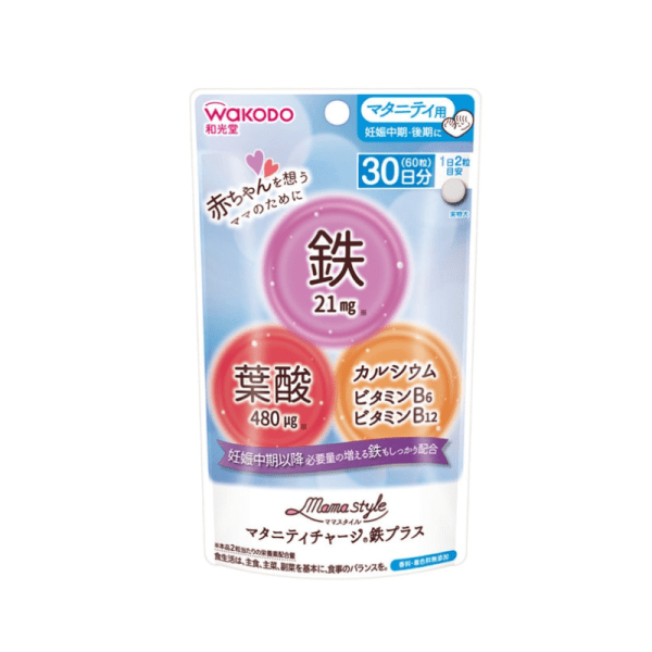 WAKODO Mama Style Maternity Charge Plus Iron Supplements 60 pcs