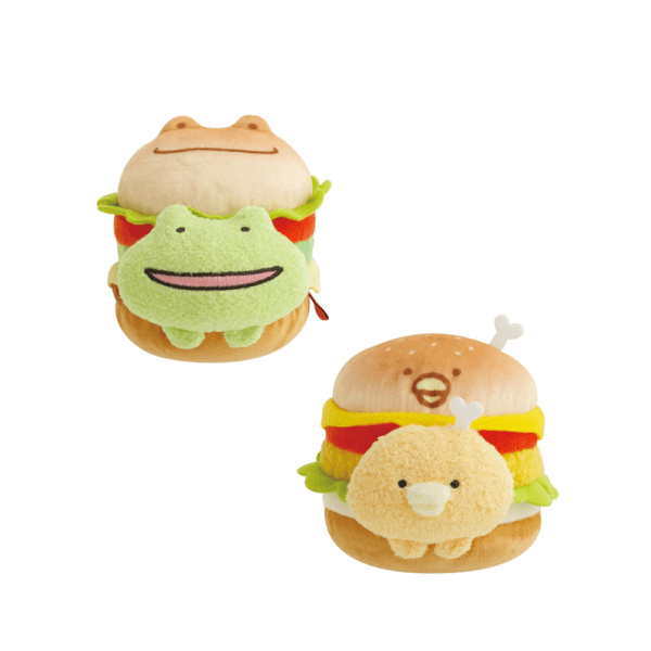 San-X Chickip Uma Uma Burger Plush