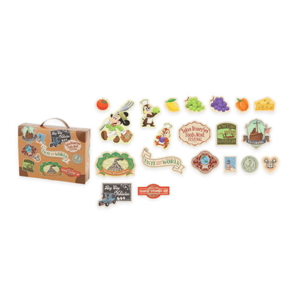 Disney Official website 2025 Mickey Picnic Series Stickers Total 20