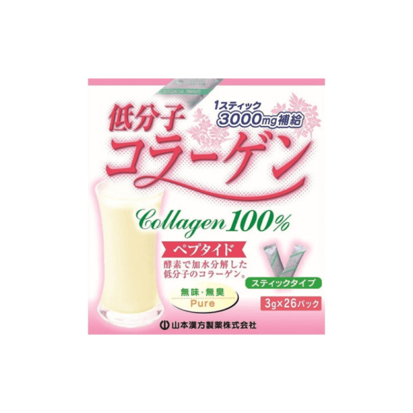 YAMAMOTO KANPO Collagen 100% Peptides 3 g x 26 pcs