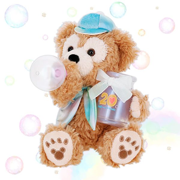 Disney official website Duffy Family 20th Anniversary Limited Series Sitting Doll Pendant [Bubble Blowing Duffy]]