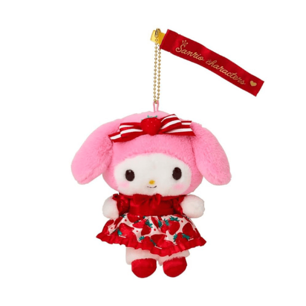 SANRIO Strawberry News 50th Anniversary Series Plush Keychain – Kuromi