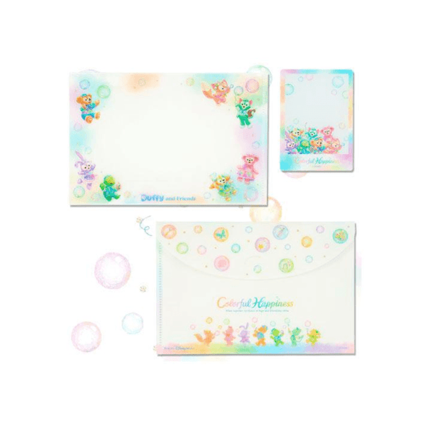 Disney official website Duffy Family 20th Anniversary Limited Series Postcard and Folder suit