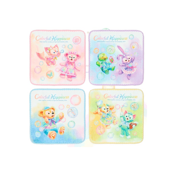 Disney official website Duffy Family 20th Anniversary Limited Series Mini Towel 4 Pack