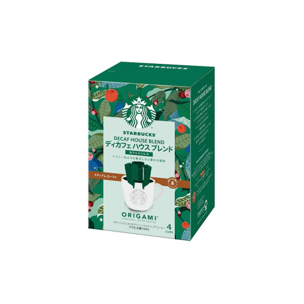 Starbucks ORIGAMI decaf home mix 1 box (4 bags)