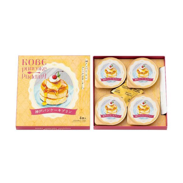 TORAKU  Kobe pancake pudding 4 pieces