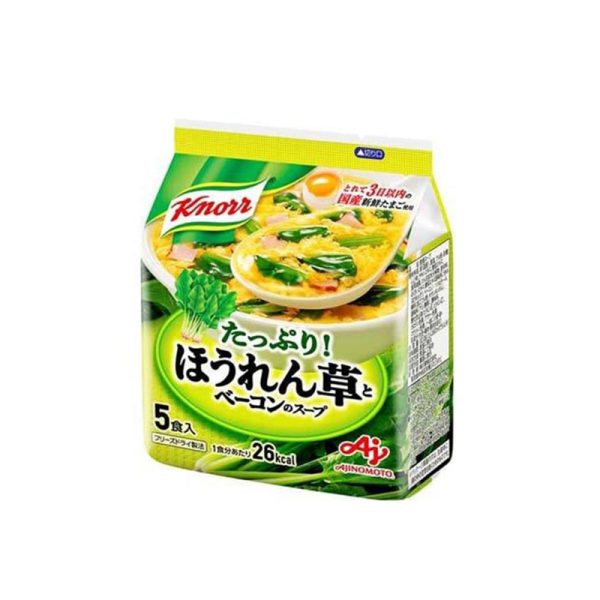 AJINOMOTO Knorr Instant Spinach, Bacon, and Egg Soup (Set of 5)
