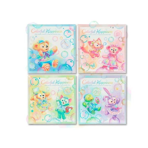 Disney Official website Duffy Family’s 20th Anniversary Limited Series Notes Notebooks 4 Pack