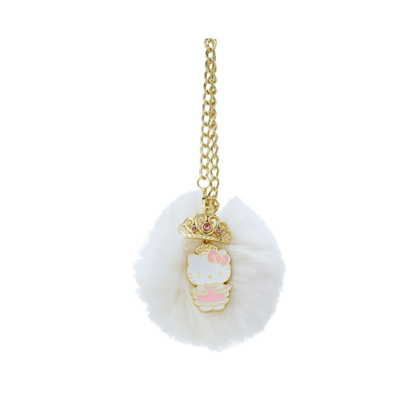 SANRIO Crown Series Pom-Pom Keychains – Multiple Styles Available