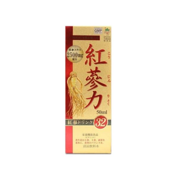 Kojinryoku Red Ginseng Drink 32 50ml