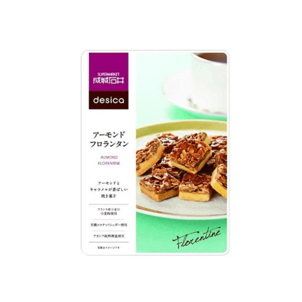 Seijo Ishii Desica Caramel Almond Biscuits, Japanese Sweets Afternoon Tea, 7 Pieces Pack