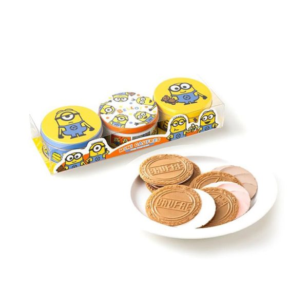 FUGETSUDO Kobe Fugetsudo Minions Collaboration Wafer Sandwich Cookies 3 Boxes 18 Pieces