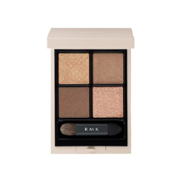 RMK 4-Color Eyeshadow Palette 03 Peach Brown