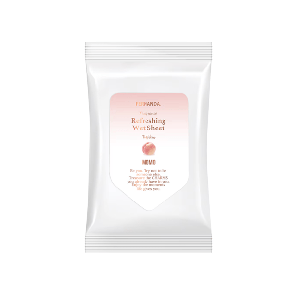 FERNANDA   Refreshing Wet Wipes Lily of the Valley & Jasmine / Peach Scent Multiple Options  166g