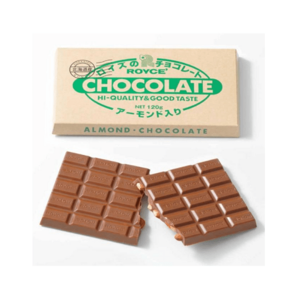 ROYCE chocolate bar [with almonds] 120g