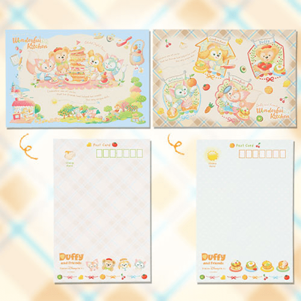 Disney Disney Wonderful Kitchen Series Spring Picnic Postcard suit