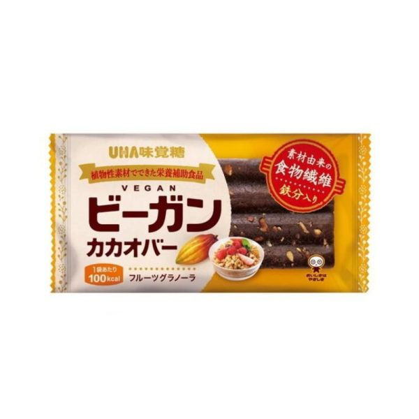 UHA Youha Plant Dietary Fiber Vegan Cocoa Bar Fruit Grain Wheat 27.6g