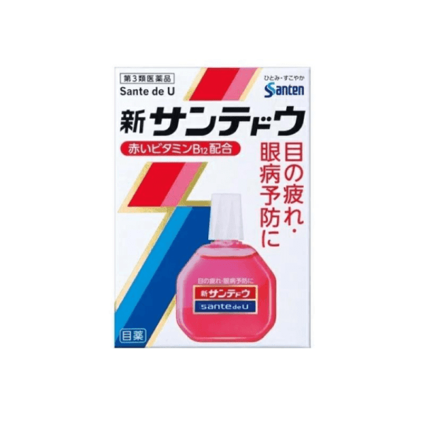 SANTEN Anti-Fatigue Vitamin Eye Drops 15ml – Moisturizes the cornea and inhibits inflammation