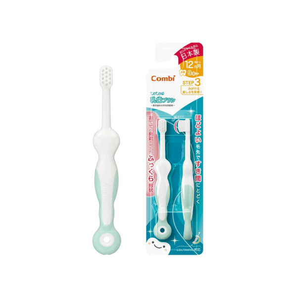 Combi Teteo My First Toothbrush Step 3 Baby Toothbrush 2 pcs