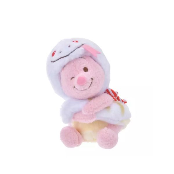 Disney 2025 Year of the Snake Limited Edition Piglet in Pink Cape Sitting Position