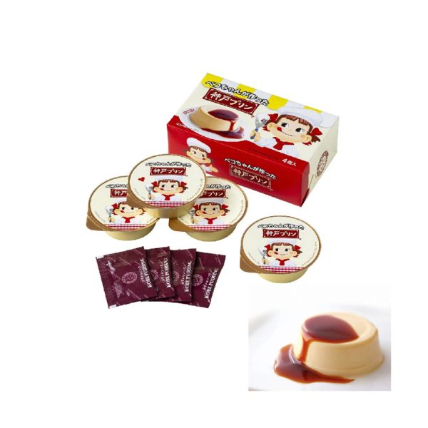 TORAKU  Kobe pudding made by Peko 4pc