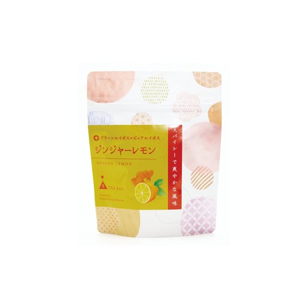 Da Zuo He Lao Pu Aromatic Rooibos Tea, Caffeine-Free Ginger Lemon Tea 12g
